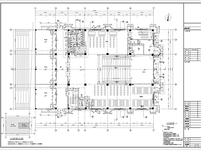 学校图书馆建筑 施工图