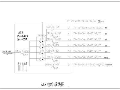 家居水电 施工图 建筑电气 电气图