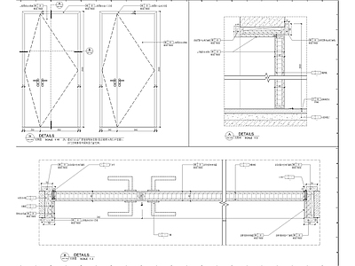 木门门表大样 施工图 通用节点