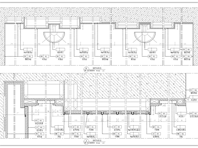中式家居墙身大样图 施工图 墙面通用节点