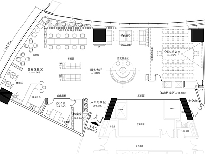 党群服务中心平面布置图