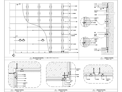 石材干挂及窗台石通用节点详图 施工图
