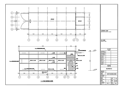 移动烤烟房建筑 施工图