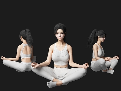 现代瑜伽女人 yoga