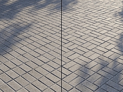 现代户外石路 地砖 路面