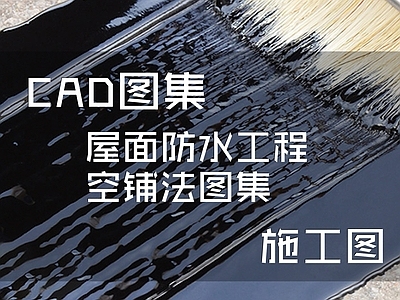 屋面防水工程空铺法 施工图