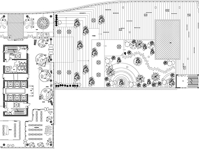 4000平私房菜兼棋牌室接待中心平面图
