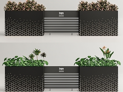现代户外移动花箱 花卉