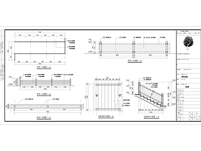 田园栏杆 施工图