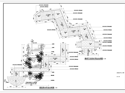 滨水景观 施工图 休闲景观