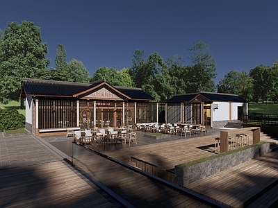 新中式木屋 文旅公建 餐饮 户外 景点 旅游