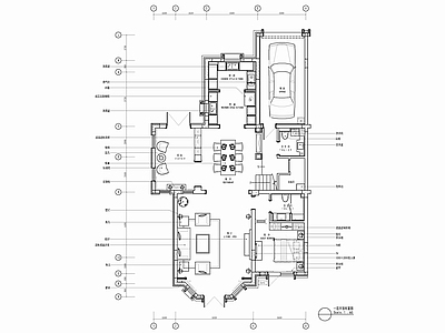 350㎡三层别墅室内 施工图