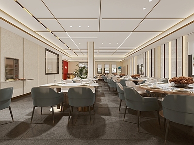 现代自助餐厅
