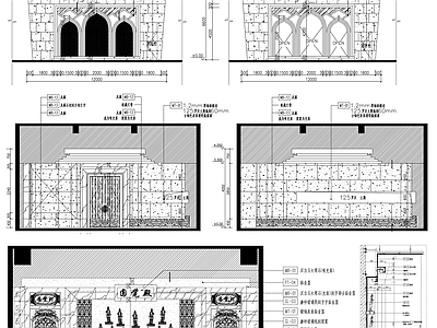 寺庙寺院佛堂背景墙 图库