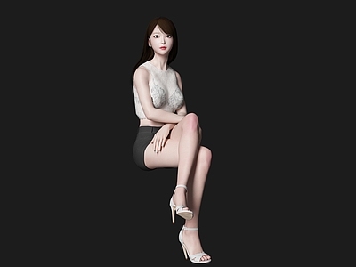 坐姿女人 美女