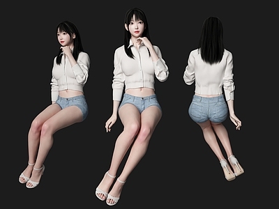 坐姿女人 美女