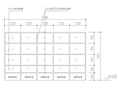 售卖窗节点大样 施工图 建筑通用节点 建筑工程节点