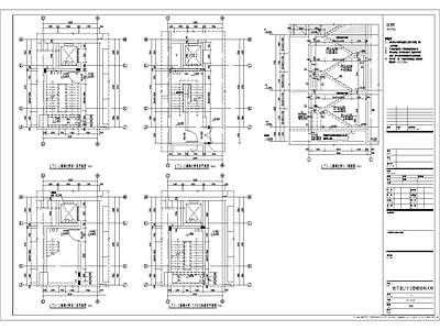 楼梯结构大样 施工图