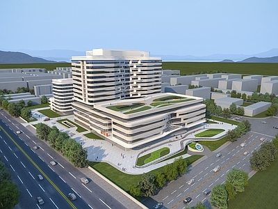 现代医疗建筑 医院综合体 住院部 急诊部