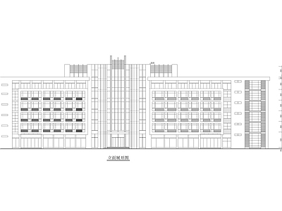 L型公司综合办公楼建筑 施工图