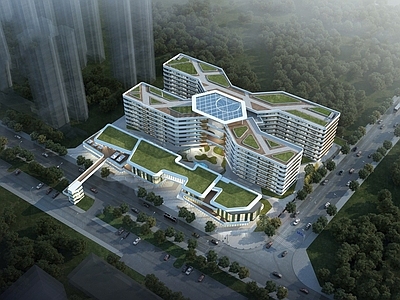 现代医疗建筑 办公总部建筑
