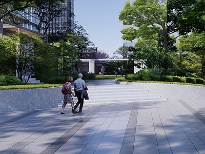 现代商业景观公园