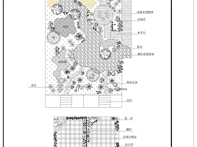 屋顶花园平面布置图