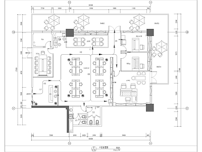 现代办公室全套 施工图
