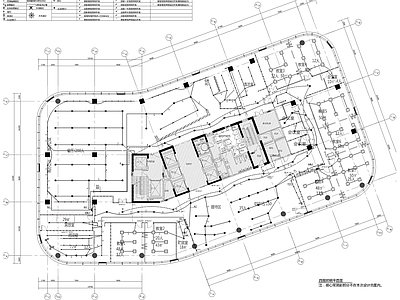 办公楼疏散指示及照明电气 施工图 建筑电气 电气图