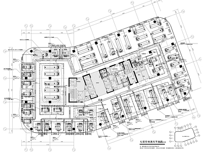办公会议室空调通风 施工图 建筑暖通