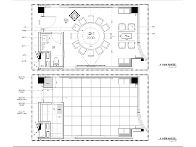 餐厅小包间 施工图
