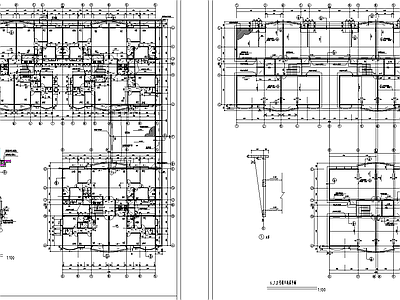 宏润阳光花园居民小区建筑图施工 施工图