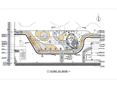 亲子乐园节点详图 施工图 游乐园