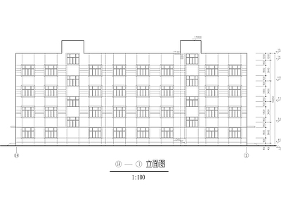 某制衣厂研发楼建筑 施工图 工业建筑