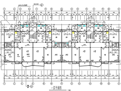 湖北省武汉市江夏区姜家畈住宅小区1号楼 施工图