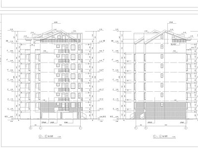 华庭5号住宅建筑 施工图