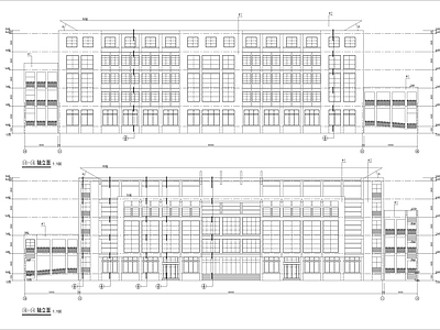 大型办事处社区服务中心建筑 施工图