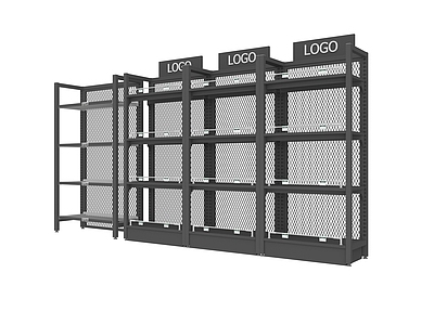 现代超市陈列架 展架 展示架 展具