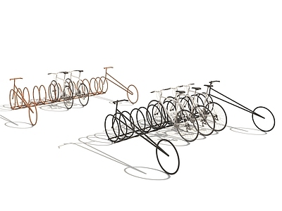 自行车 停车架 车位 公用器材