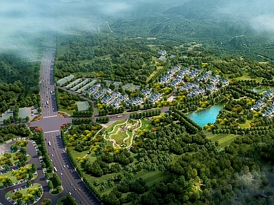 现代美丽乡村