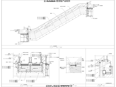 电动自动扶梯节点大样 施工图