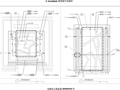 电梯轿厢详图节点大样 施工图