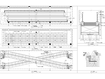 商场自动扶梯节点 施工图