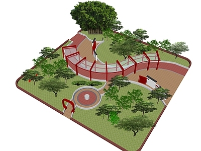 现代乡村小游园