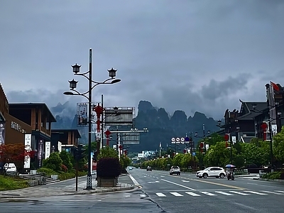街道外景