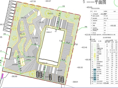 月湖广场居住景观平面方案图