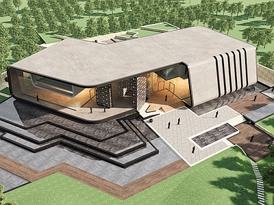现代美术展览馆 美术博物馆建筑 文化馆建筑 国家级博物馆建筑 会展中心