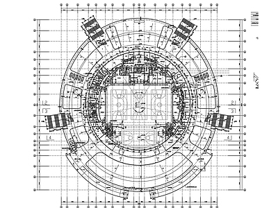 体育馆建筑 施工图