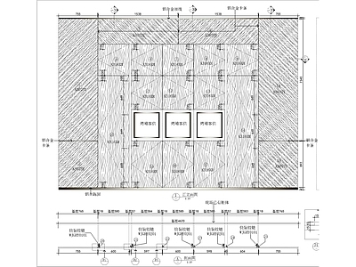 橱柜木饰面深化节点 施工图 柜类 家具节点详图