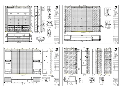 柜子柜体深化节点 施工图 柜类 家具节点详图